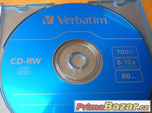 Verbatim CD-RW 8-12x 5 kusů
