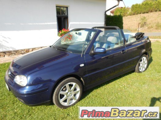 Prodám krásný, VW GOLF cabrio, 1,6i, r.v. 2000,