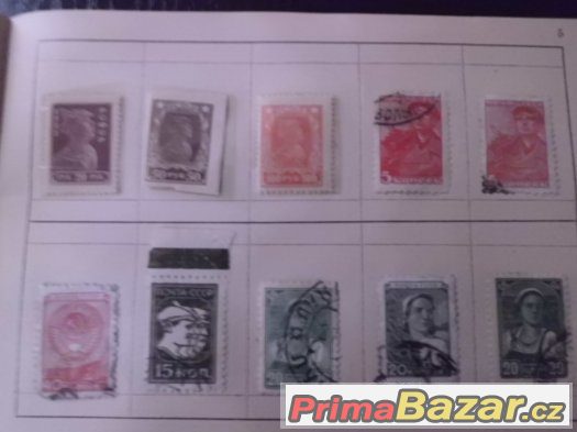 Sbírka starých poštovních známek - Rusko - Sovětský svaz
