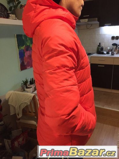 Damska zimni bunda Adidas oranzova