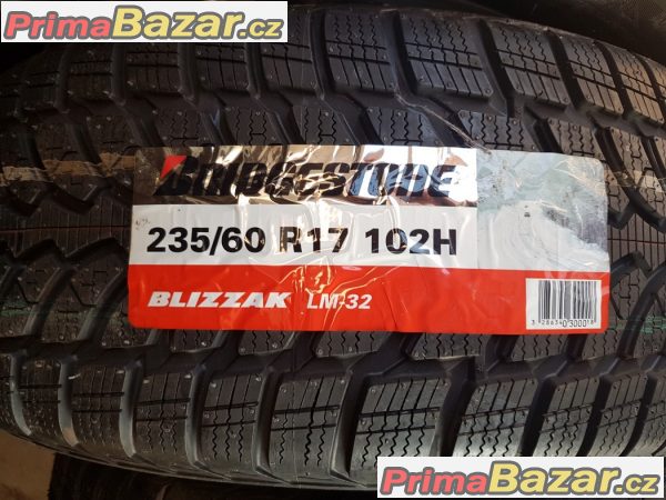 4x nové nepoužité pneu Bridgestone Blizzak LM32 235/60 r17 10