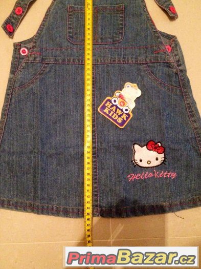 Riflová sukýnka Hello Kitty. Riflová sukýnka Hello Kitty.