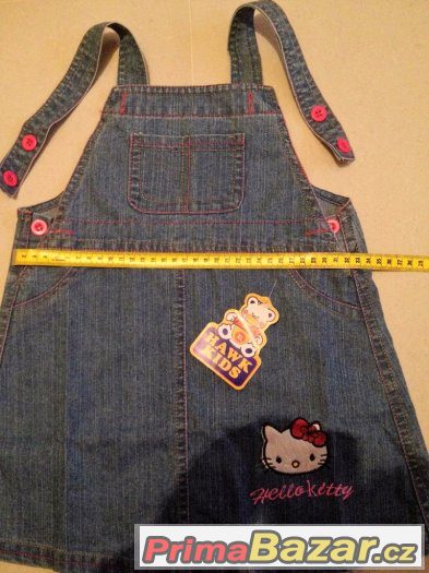 Riflová sukýnka Hello Kitty. Riflová sukýnka Hello Kitty.