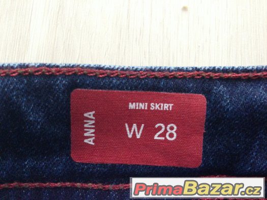 Džínová minisukně Jeans Cross vel.28(S)