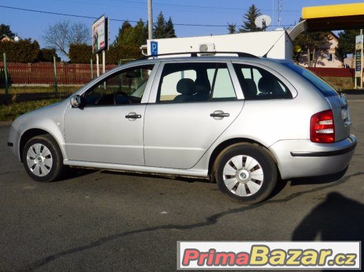 ŠKODA FABIA COMBI 2004 1.4i16V 55kW KLIMA LYŽINY ABS 2xBAG