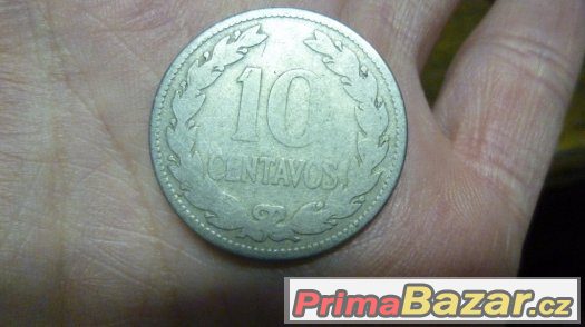 10 centavos 1921 El Salvador