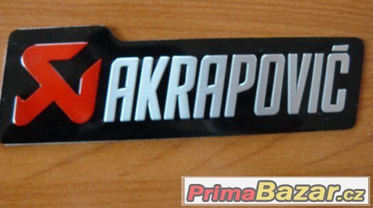 Akrapovič Hliníková samolepka