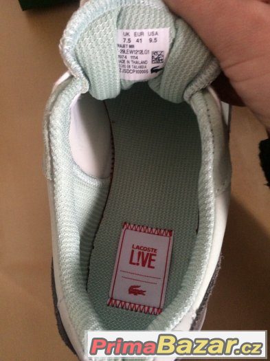 Tenisky Lacoste vel 41 NOVÉ S VISAČKOU Tenisky Lacoste vel 41 NOVÉ S VISAČKOU