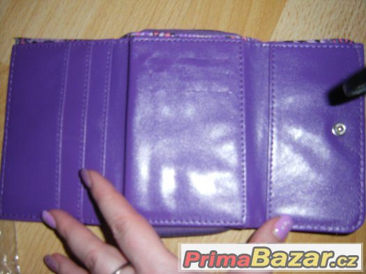 peněženka styl Desigual-fialová