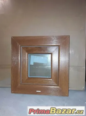 prodam plastove okno zlaty dub/bila 40x40