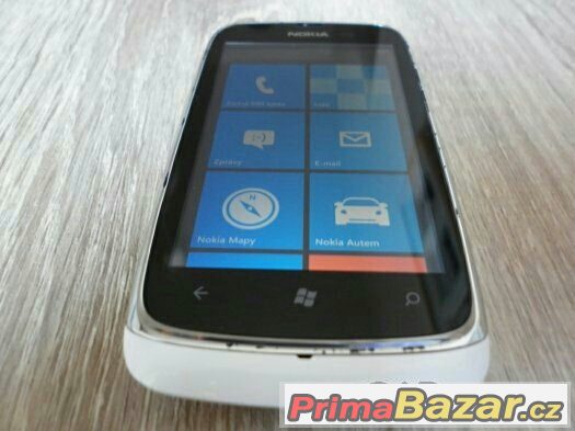 Nokia Lumia 610, 5MPx fotoaparát,NFC,Wifi,Bluetooth,bílá.
