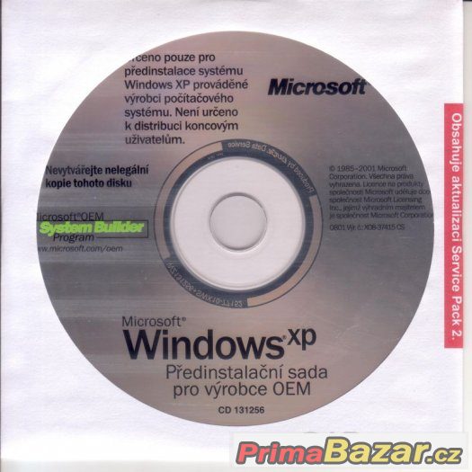 Originál CD Microsoft Windows XP