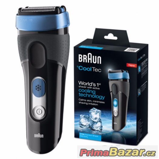 NOVÝ Holicí strojek Braun CT2s Cooltec černý BOMBA CENA NOVÝ Holicí strojek Braun CT2s Cooltec černý BOMBA CENA