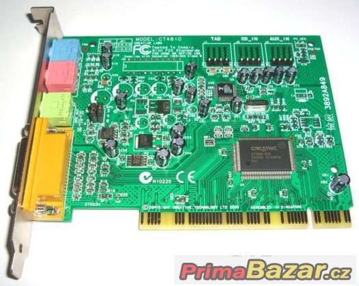 Zvuková karta CREATIVE Sound Blaster PCI128 CT4810