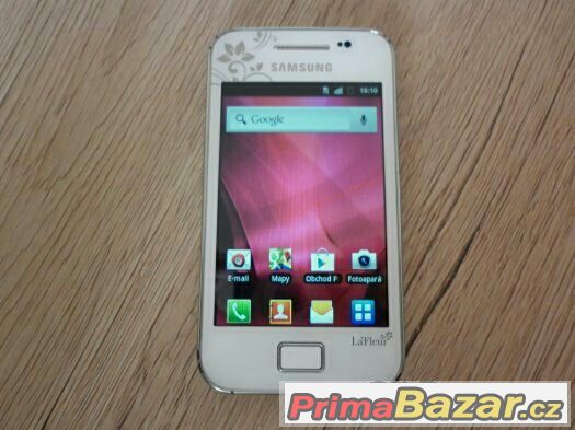 Samsung Galaxy Ace White La Fleur, 5MPx,Android,Top stav