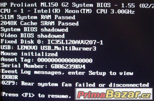 Server HP ProLiant ML 150 G2