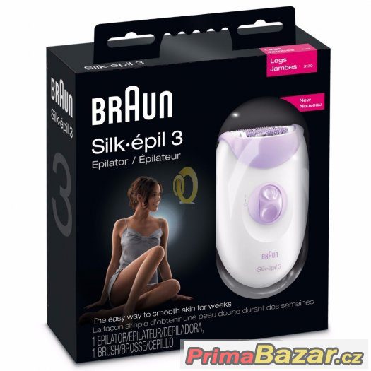 Nový epilátor Braun Silk épil3 - 3170 BOMBA CENA