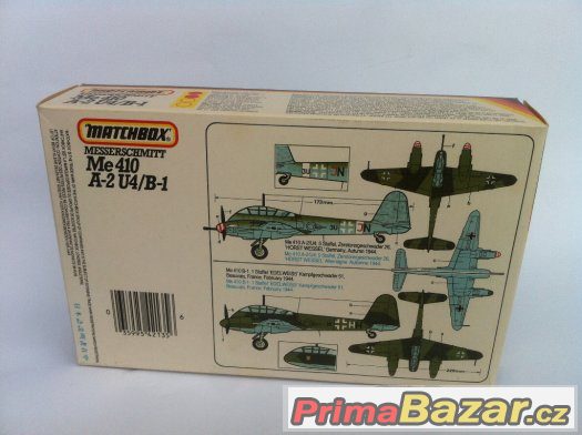 Prodám stavebnici MATCHBOX Messerschmitt Me 410 Prodám stavebnici MATCHBOX Messerschmitt Me 410