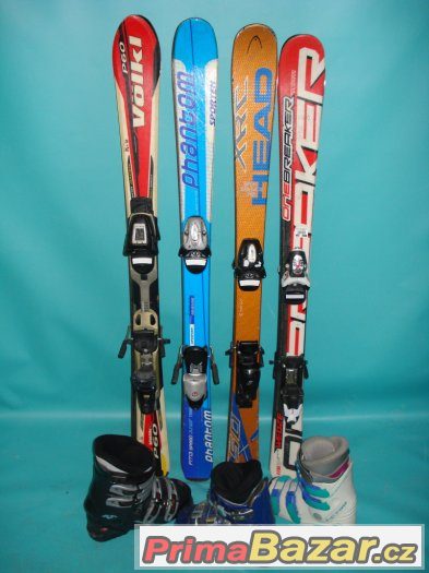 Dětské lyže 120 cm + boty 225-245mm