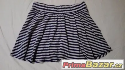 Pruhovanou minisukni H&M