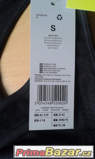 SPORTOVNÍ PODPRSENKA velikost S SPORTOVNÍ PODPRSENKA velikost S