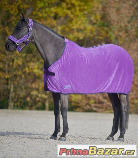 Prodám deka fleece nová 125cm tmavě růžová