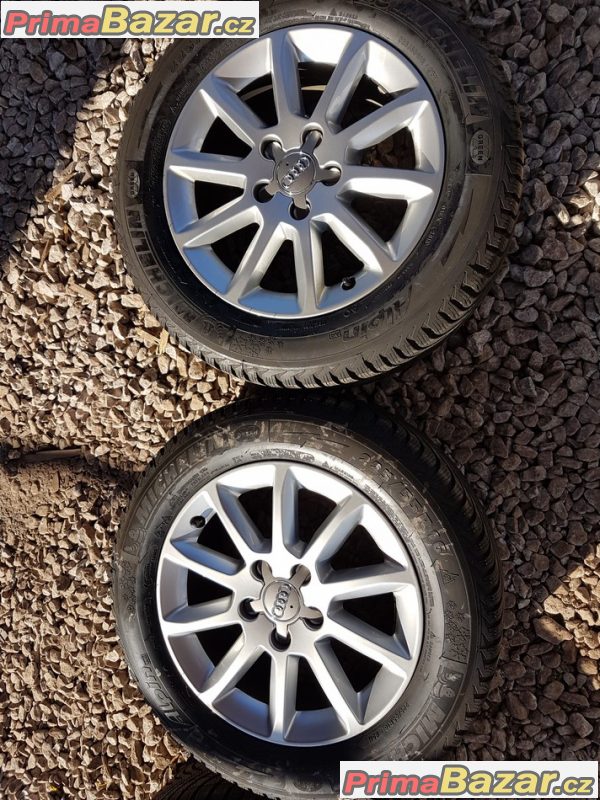 zánovní sada alu kola Audi 8K0601025BD 5x112 7jx16 et46 zánovní sada alu kola Audi 8K0601025BD 5x112 7jx16 et46