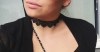 Krásný krajkový tattoo choker
