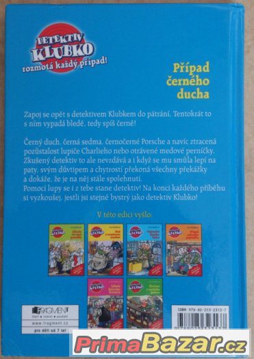 Dětská knížka Detektiv Klubko, Případ černého ducha Dětská knížka Detektiv Klubko, Případ černého ducha