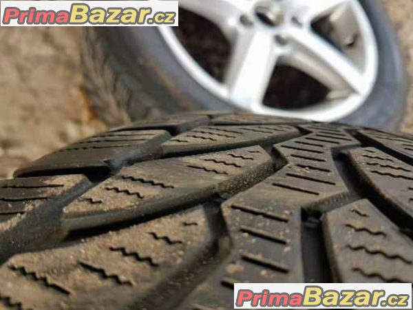 sada alu kola Volkswagen germ 3C B7 Eos s pneu Bridgestone 3AA071496 5x112 6.5jx16 et42