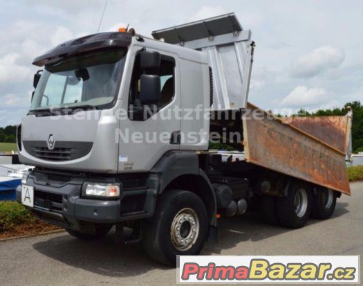 Renault Kerax 450 DXi 6x4 3 strany sklápěč