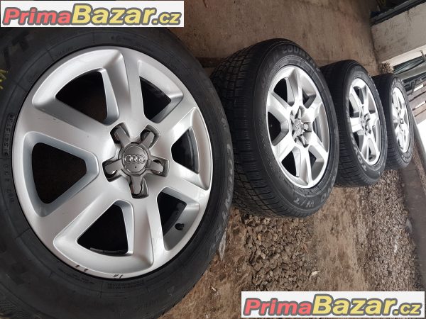 sada alu kola s pneu Audi Q7 s-line 4L0601025 bj 5x130 8jx18 et56