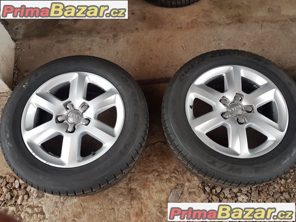 sada alu kola s pneu Audi Q7 s-line 4L0601025 bj 5x130 8jx18 et56