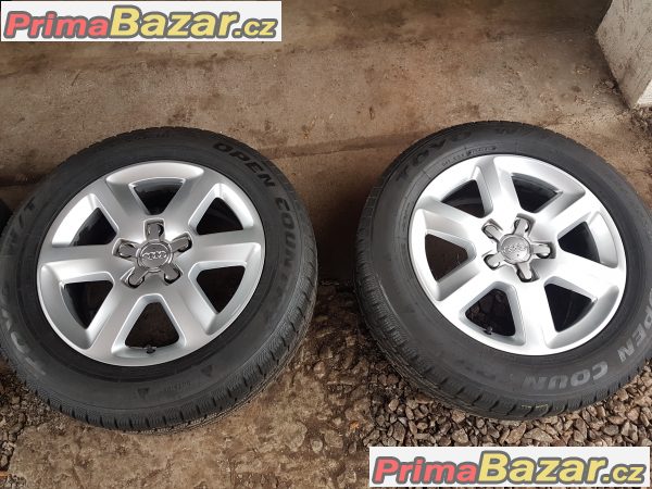 sada alu kola s pneu Audi Q7 s-line 4L0601025 bj 5x130 8jx18 et56