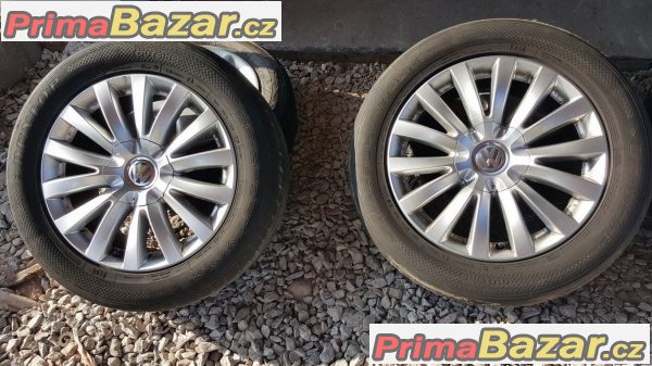 sada alu kola Volkswagen Audi 3D0 s pneu Nokian WR A3 80%  5x112 7.5jx17 et40