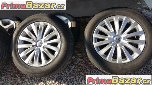 sada alu kola Volkswagen Audi 3D0 s pneu Nokian WR A3 80%  5x112 7.5jx17 et40