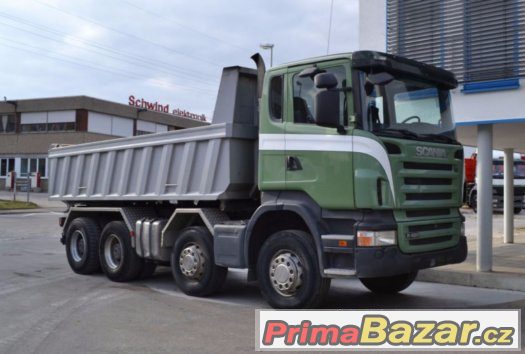 Scania R 420 8X4 EURO 4  2 strany sklápěč