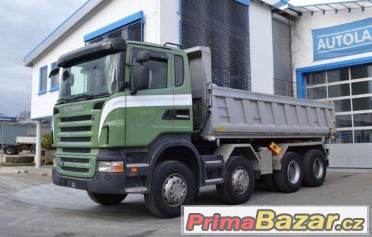 Scania R 420 8X4 EURO 4  2 strany sklápěč