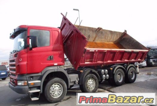 Scania R 420 8X4 3 strany sklápěč