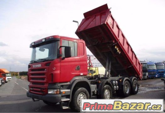 Scania R 420 8X4 3 strany sklápěč