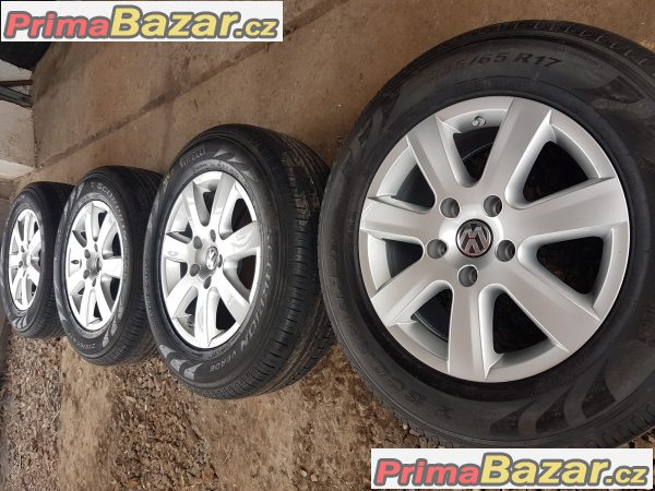 zanovni sada alu kola VW s pneu 98% 7P6601025 5x130 7.5jx17 et50