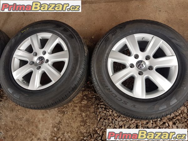 zanovni sada alu kola VW s pneu 98% 7P6601025 5x130 7.5jx17 et50