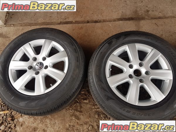 zanovni sada alu kola VW s pneu 98% 7P6601025 5x130 7.5jx17 et50