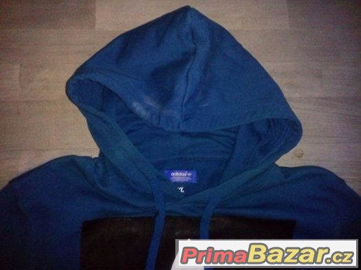 Modrá mikina Adidas Originál Xl Nová Modrá mikina Adidas Originál Xl Nová