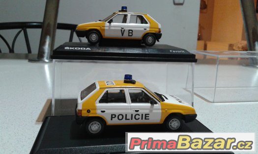 ŠKODA FAVORIT POLICIE MODEL ABREX NOVÉ