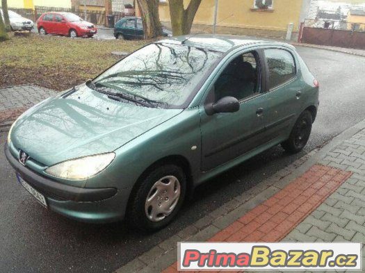 Prodám nebo vyměním Peugeot 206 1.1 44 kw, benzín, r.v 2000