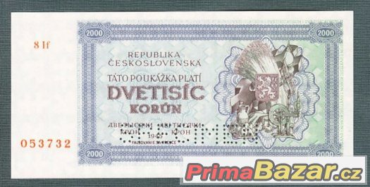 stare-bankovky-2000-kcs-1945-bezvadny-stav