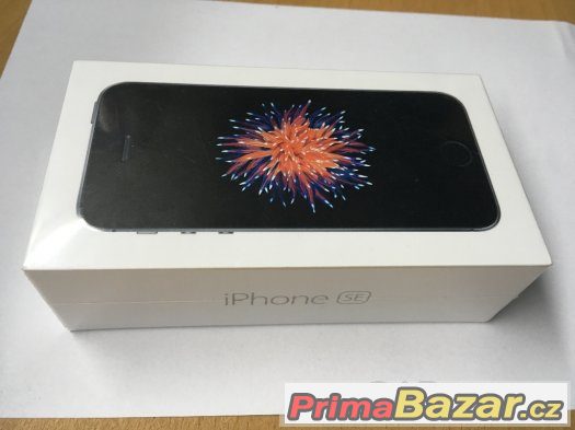 iPhone SE 16GB space grey, nový, nerozbalený, 1 rok záruka