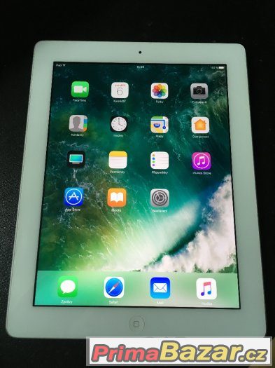 Apple iPad 4 16GB WiFi, bílý, pěkný stav, 3 měsíce záruka