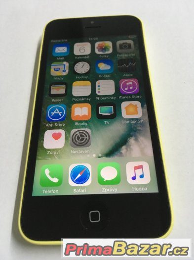 Apple iPhone 5C 16GB žlutý, pěkný stav, 3 měsíce záruka